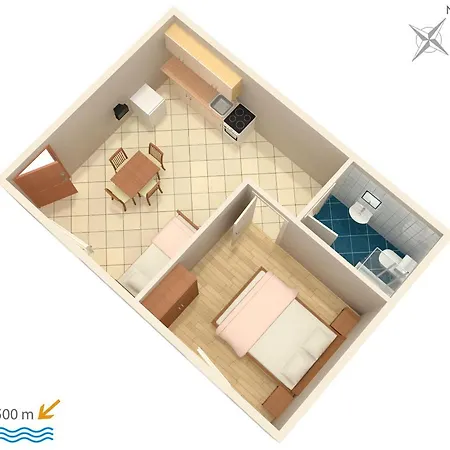 Apartment With A Parking Space Zavala, Hvar - 8912